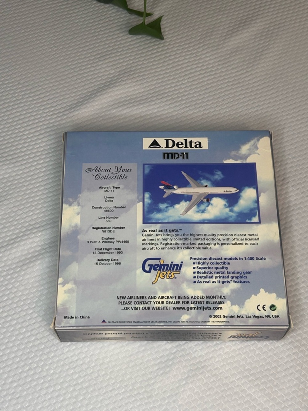 Delta MD-11 Limited Edition GeminiJets Model - Picture 4 of 6